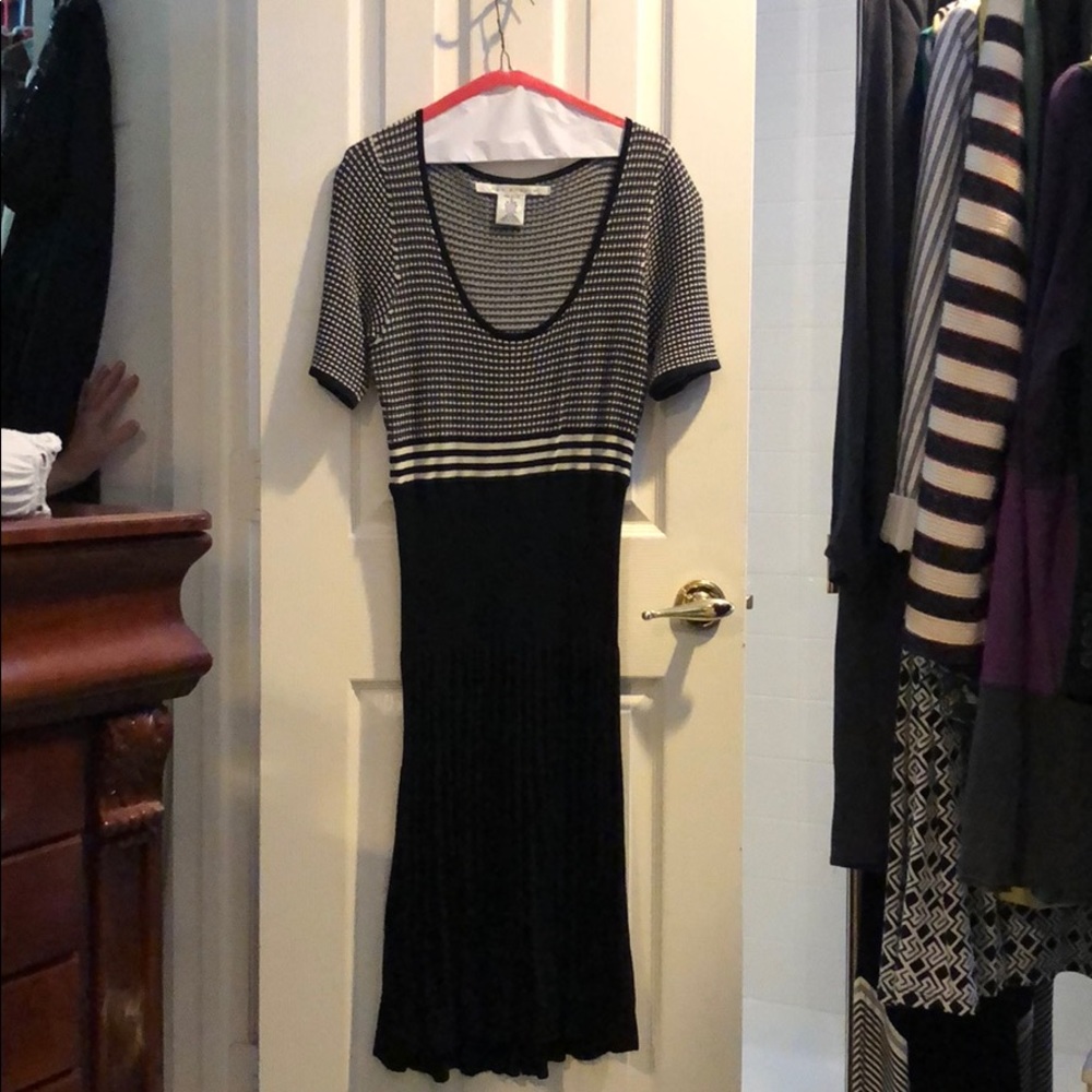 Max studio fit and flare knit dress